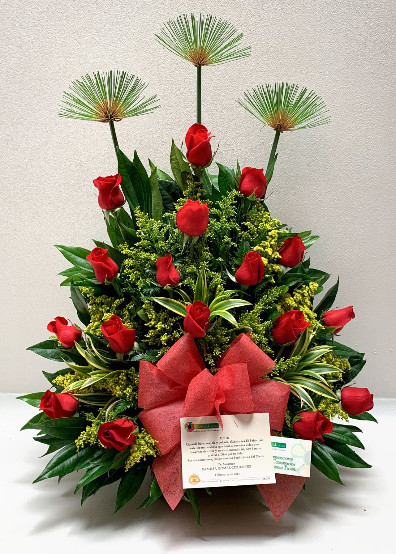 Fc07 Arreglo Floral De Cumpleaños Floristería Jacqueline