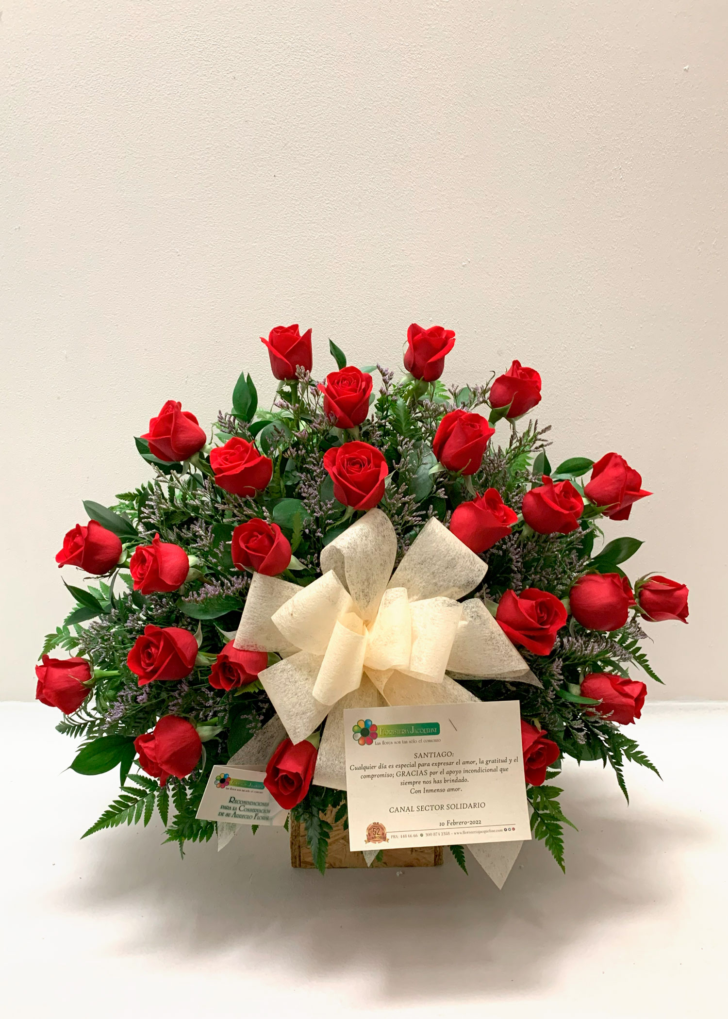 Fc15 Arreglo Floral De Cumpleaños Floristería Jacqueline