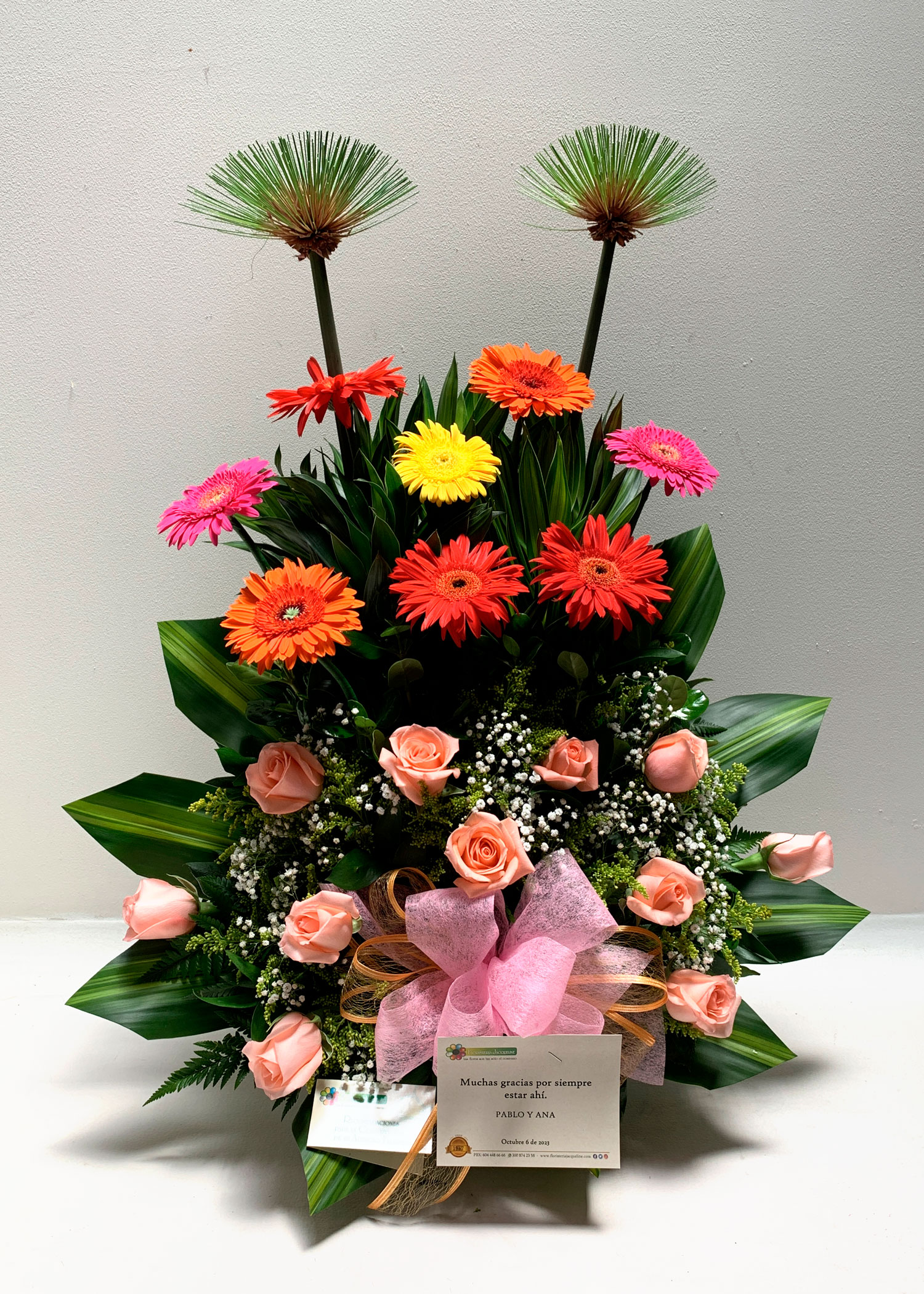 FC16 Arreglo Floral de Cumpleaños Floristería Jacqueline