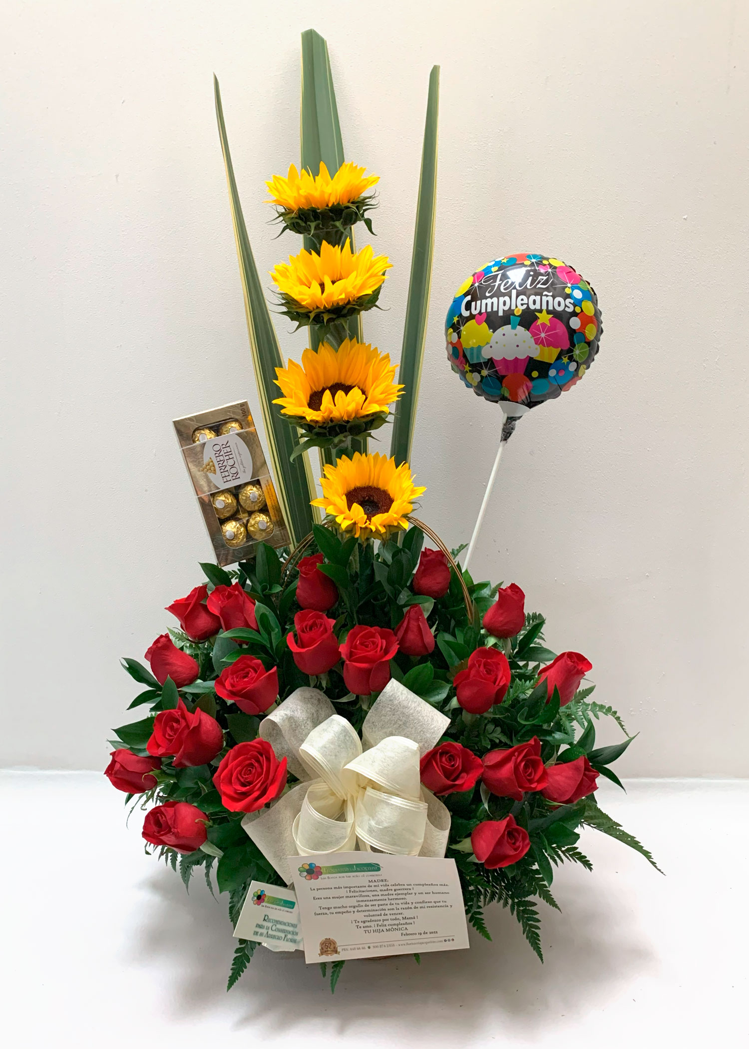FC30 Arreglo Floral de Cumpleaños Floristería Jacqueline